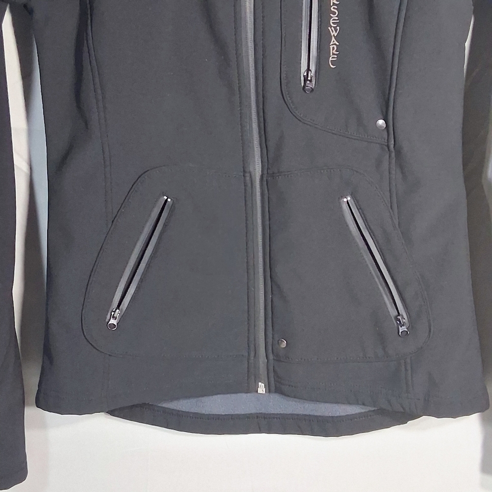 Horseware of Ireland Women's XS  Equestrian Ranch Soft Shell Lined Black Jacket - Picture 9 of 10